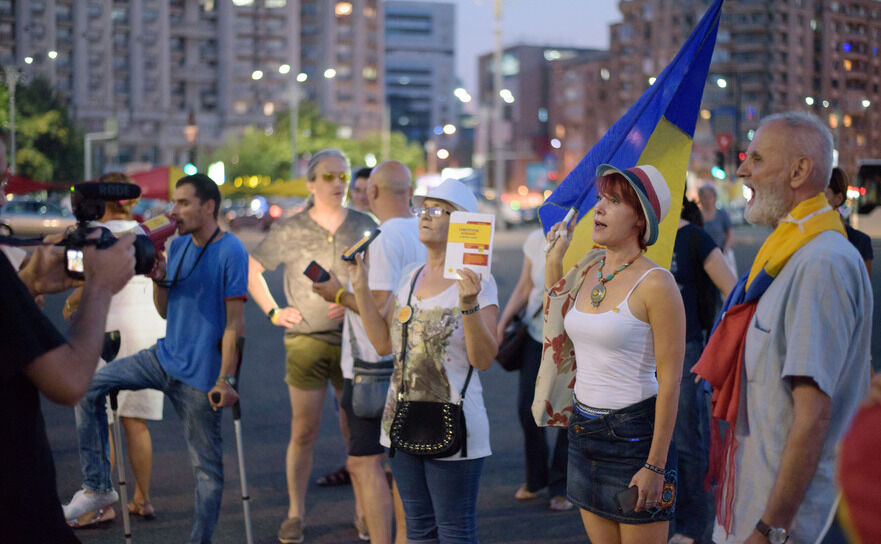 Protest (Mihuţ Savu / Epoch Times)