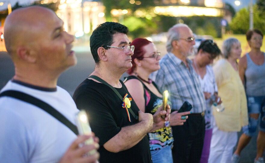 Protest (Mihuţ Savu / Epoch Times)