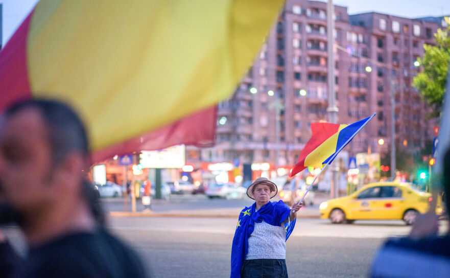 Protest (Mihuţ Savu / Epoch Times)