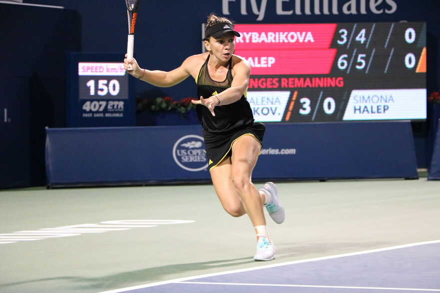 Simona Halep la Rogers Cup in Toronto (Maria Matyiku / Epoch Times)