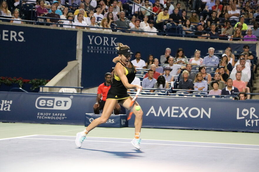 Simona Halep la Rogers Cup in Toronto (Maria Matyiku / Epoch Times)