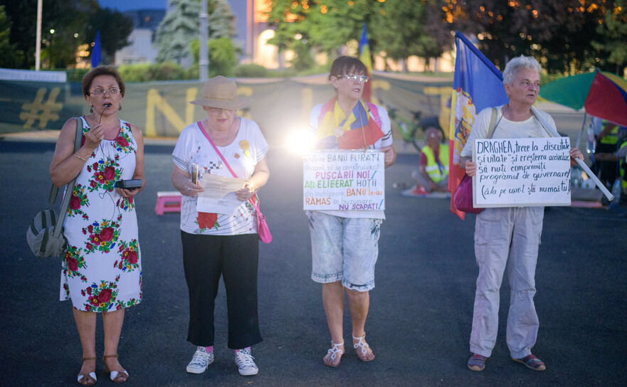 Protest (Mihuţ Savu / Epoch Times)