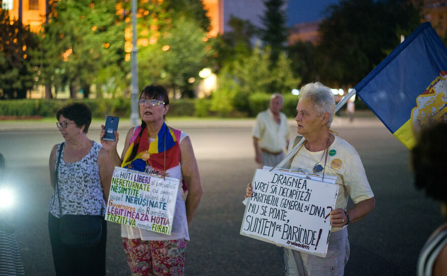 Protest (Mihuţ Savu / Epoch Times)