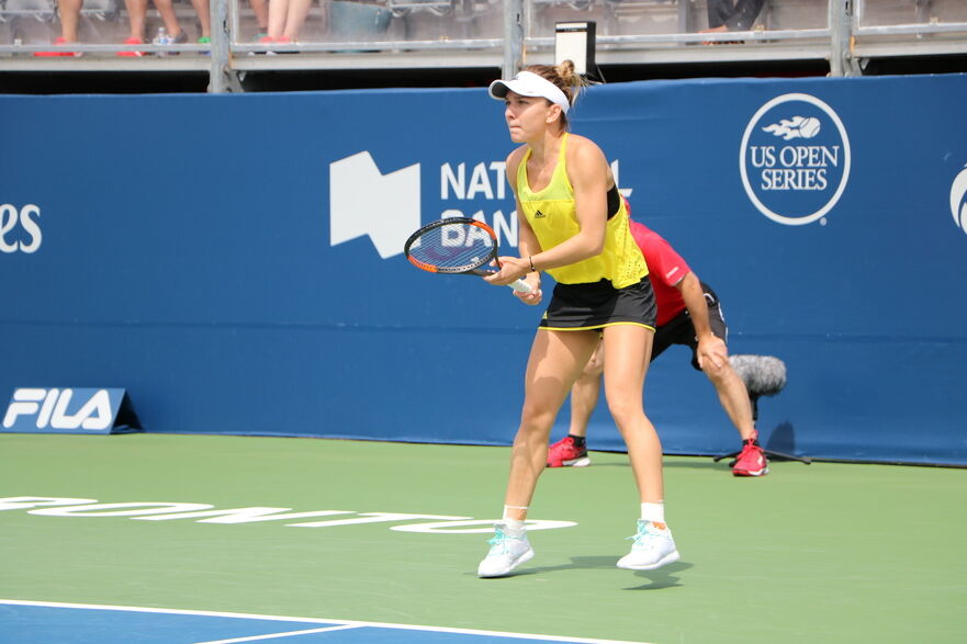 Simona Halep Rogers Cup 2017 meci cu Caroline Garcia (Maria Matyiku / Epoch Times)