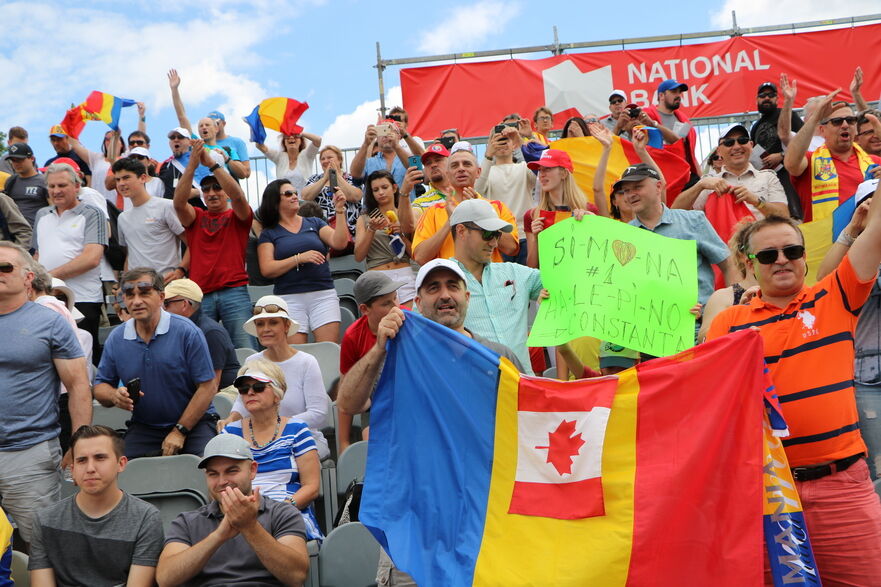 Simona Halep Rogers Cup 2017 meci cu Caroline Garcia (Maria Matyiku / Epoch Times)