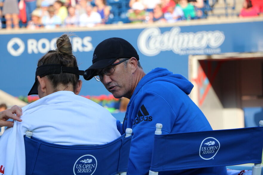 Simona Halep Rogers Cup 2017 meci cu Elina Svitolina (Maria Matyiku / Epoch Times)