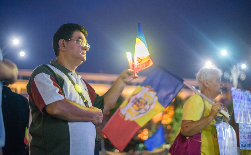 Protest (Mihuţ Savu / Epoch Times)