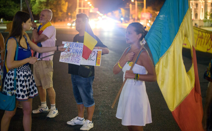 Protest (Mihuţ Savu / Epoch Times)