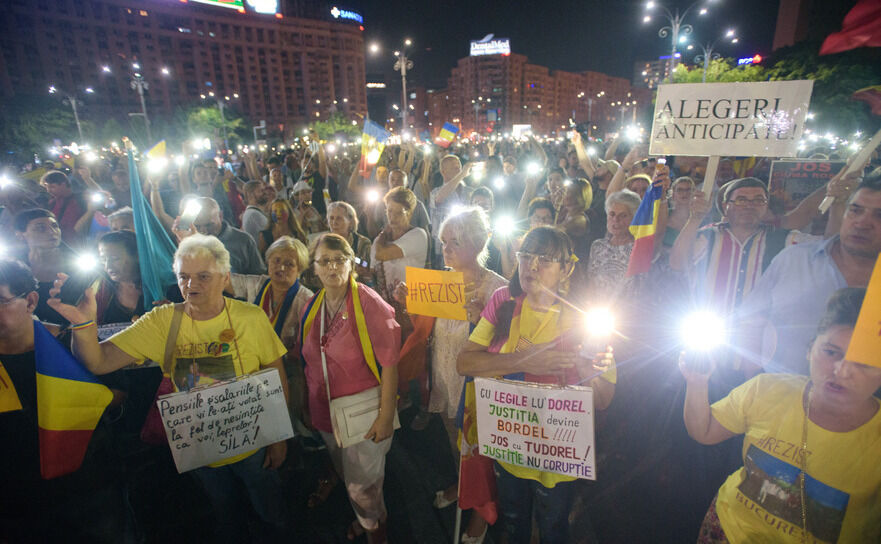 Protest (Mihuţ Savu / Epoch Times)