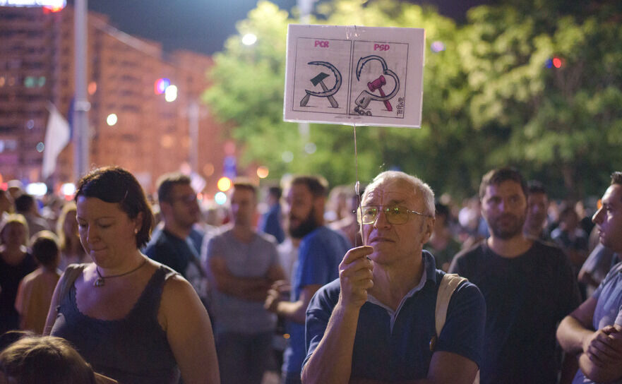 Protest (Mihuţ Savu / Epoch Times)