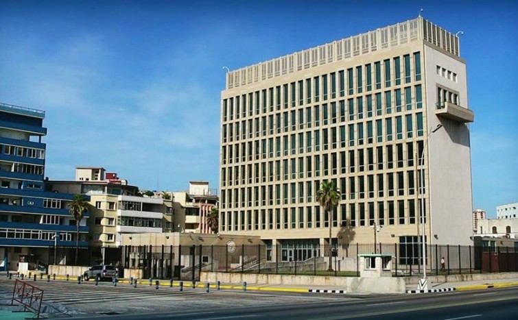Ambasada SUA din capitala cubaneză Havana.