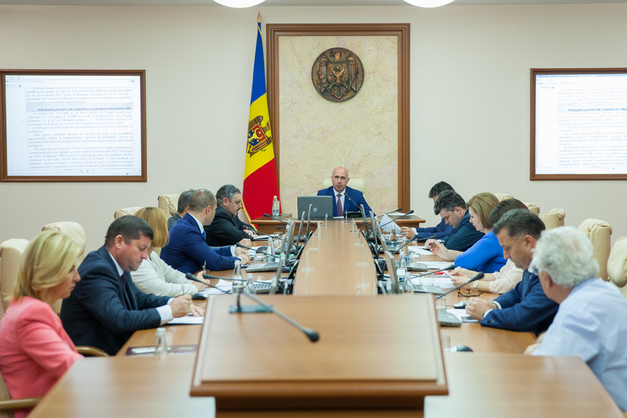 Şedinţa Guvernului R. Moldova