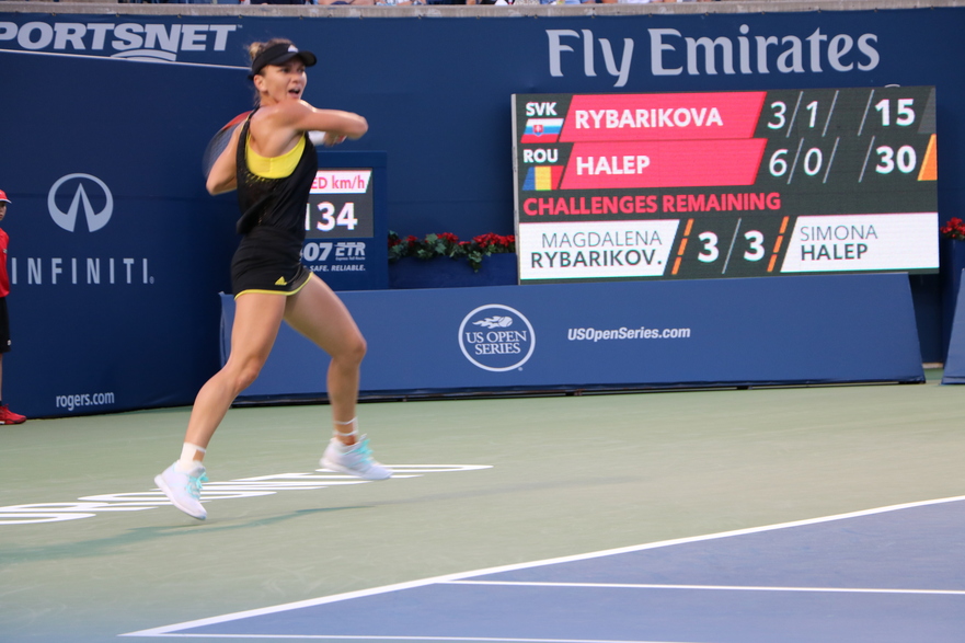 Simona Halep la Rogers Cup in Toronto