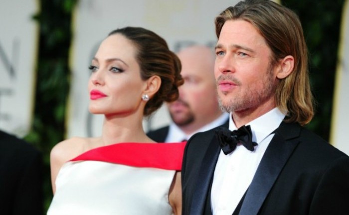 Angelina Jolie împreună cu Brad Pitt