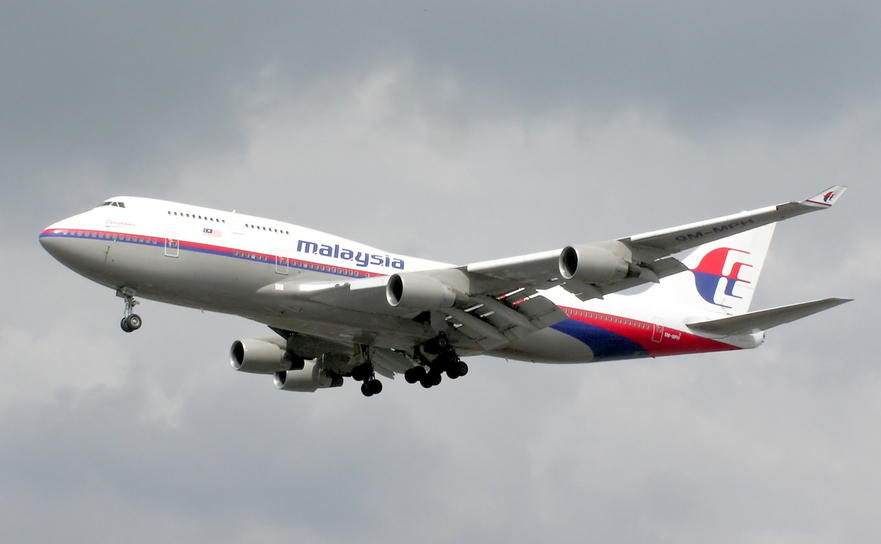 Avion al companiei aeriene Malaysia Airlines.