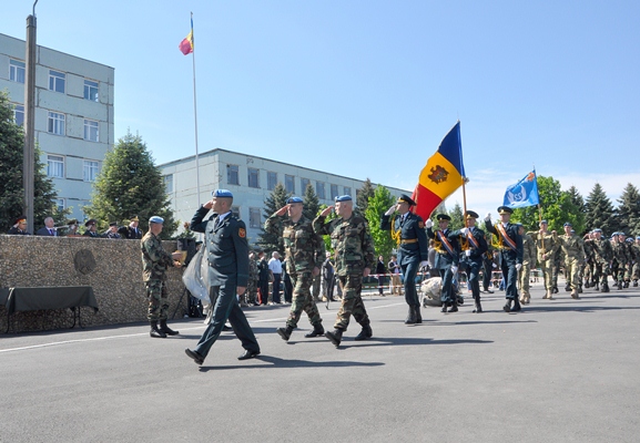 Militari ai Batalionului 22 ai Armatei Naţionale a R. Moldova