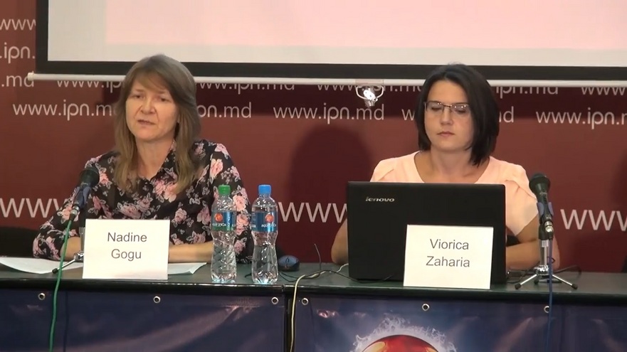 Prezentarea raportului de monitorizare a presei din Moldova (Captură Foto / privesc.eu)