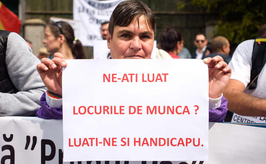 Protest (Mihuţ Savu/Epoch Times)