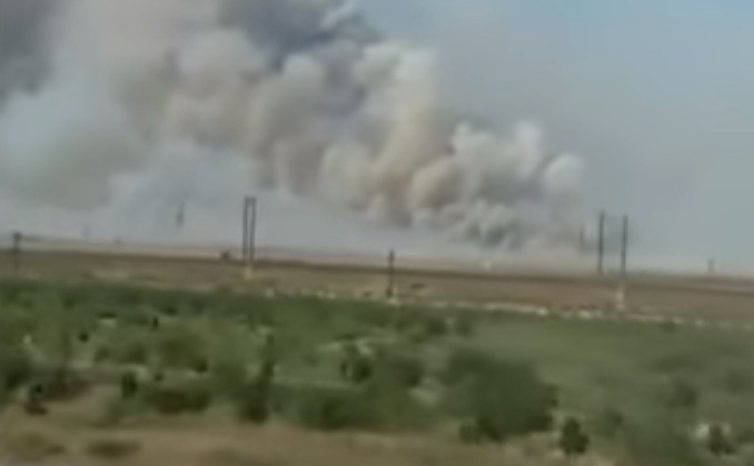 Incendiu într-un depozit de muniţii din nordul Azerbaidjanului