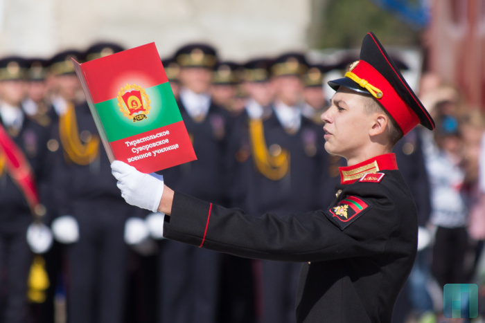 Elevi ai Şcolii militare ”Suvorov” din Tiraspol