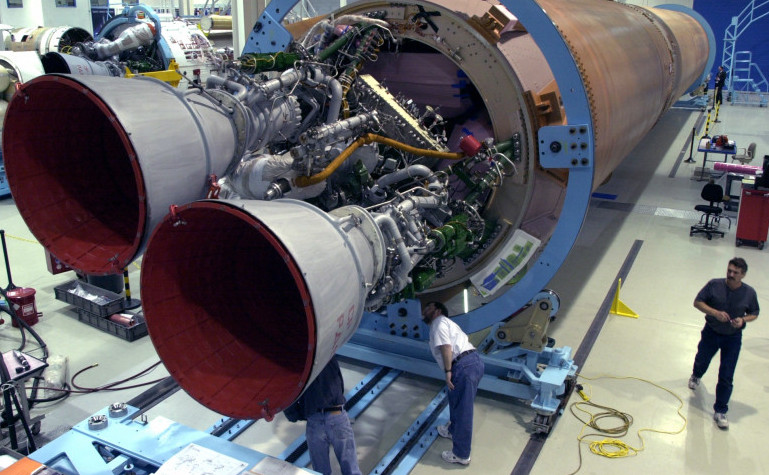 Motor de rachetă RD-180 (Getty Images)