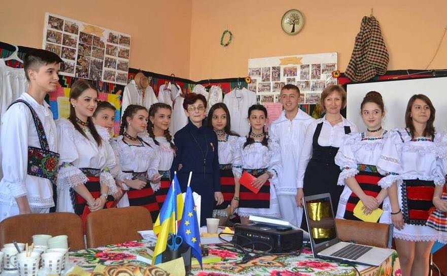 Elevi români în Ucraina (facebook.com/Eugen Tomac)