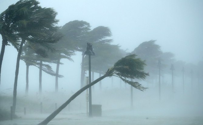 Uraganul Irma pe coasta Floridei
