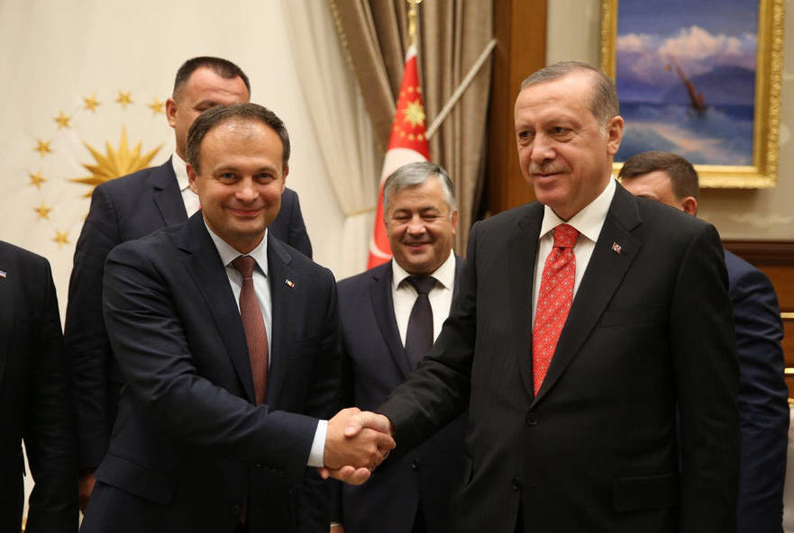 Andrian Candu şi Recep Tayyip Erdogan (parlament.md)