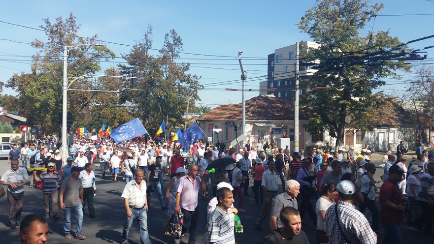 Protest împotriva sistemului mist de vot la Chişinău (The Epoch Times România)