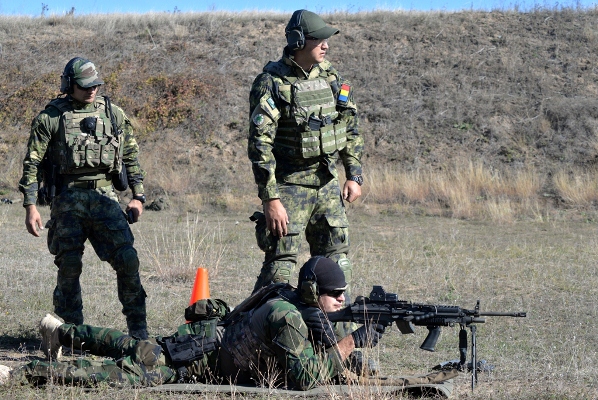 Antrenamente militare a forţelor speciale la Bulboaca, R. Moldova