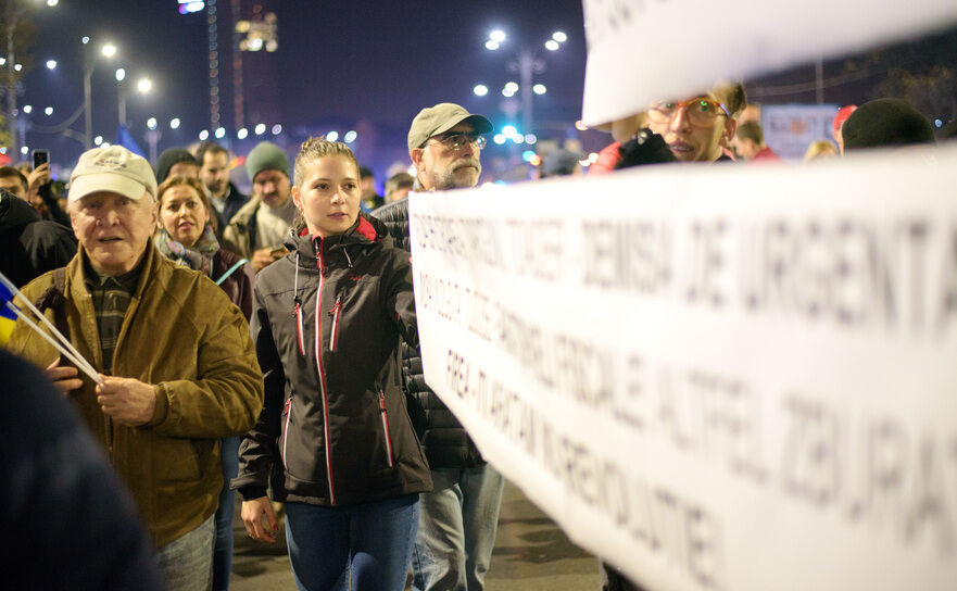 Protest (Mihut Savu / Epoch Times Romania)