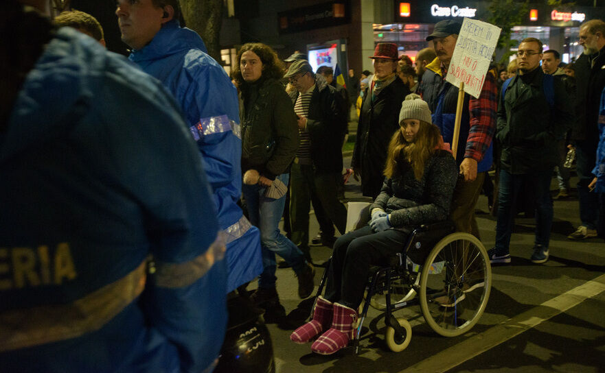 Protest (Mihut Savu / Epoch Times Romania)