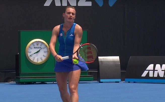 Jucătoarea română de tenis Ana Bogdan.