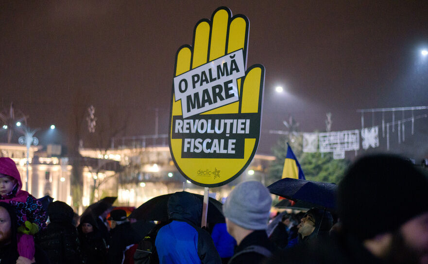 Protest (Mihut Savu / Epoch Times Romania)