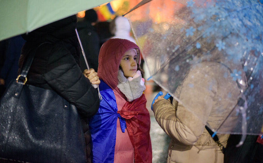 Protest (Mihut Savu / Epoch Times Romania)