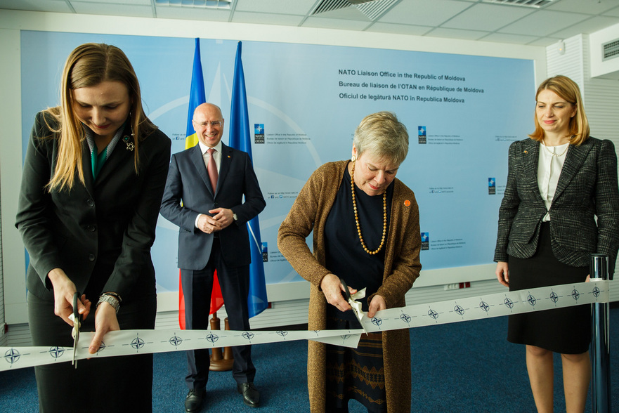 Rose Gottemoeller prezentă la deschiderea Oficiului NATO la Chişinău (gov.md)