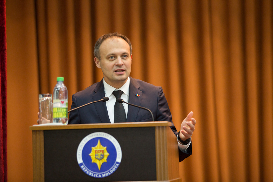 Andrian Candu, preşedintele Parlamentului R. Moldova