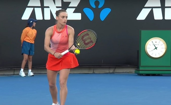 Jucătoarea română de tenis Ana Bogdan. (Captură foto)