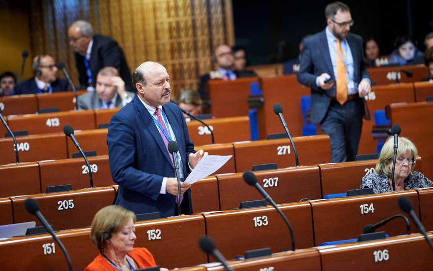 Valeriu Ghileţchi prezent la şedinţa la APCE (parlament.md)