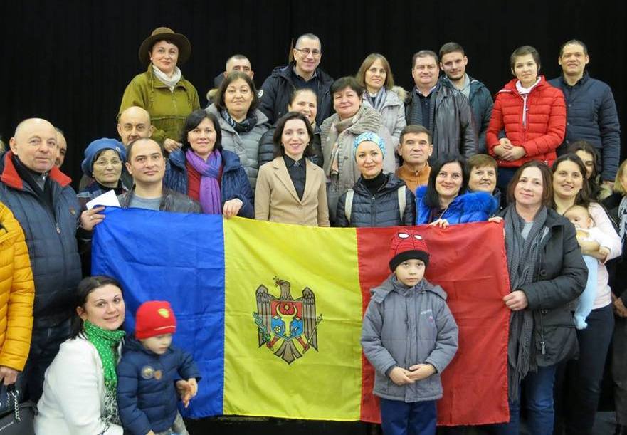 Maia Sandu la întâlnirea cu reprezentanţii diasporei moldoveneşti din Italia (facebook.com/maia sandu)