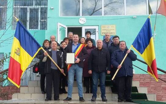 Autorităţile locale ale s.Puhoi care au semnat unanim Unirea cu România (facebook.com/petru frunze)