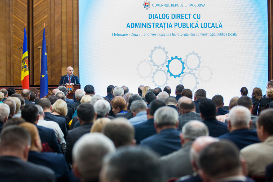 Întâlnirea ”Dialog direct cu APL” organizat de Guvernul de la Chişinău (gov.md)