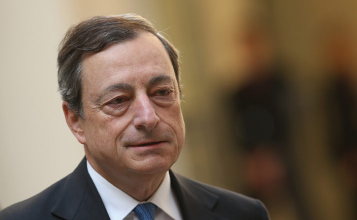 Mario Draghi, preşedintele Băncii Centrale Europene.