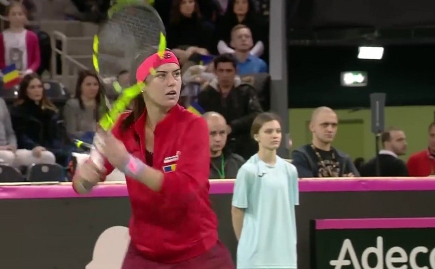 Jucătoarea română de tenis Sorana Cîrstea. (Captură foto)