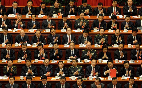 Conferinţa Partidului Comunist Chinez din “Sala Mare a Poporului” din Beijing 15 noiembrie 2012.