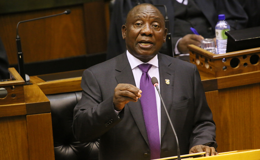 Noul preşedinte sud-african Cyril Ramaphosa (Getty Images)