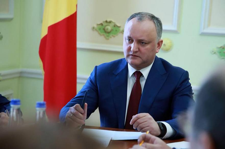 Igor Dodon, preşedintele R. Moldova (facebook.com/dodon igor)