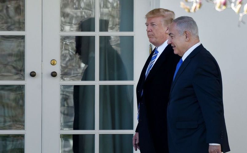 Donald Trump şi Benjamin Netanyahu la Washington