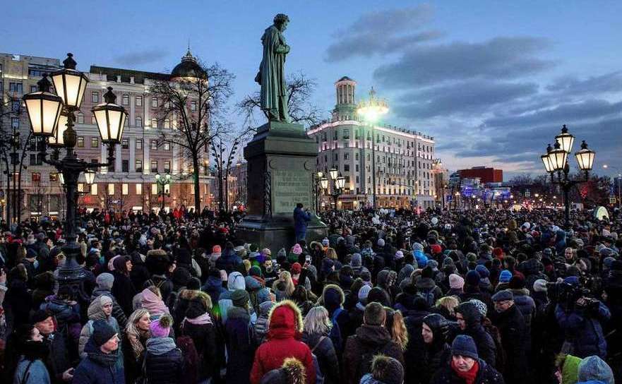 Proteste la Moscova cauzate de tragedia de la Kemerovo (MLADEN ANTONOV AFP/Getty Images)