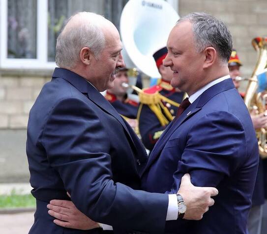 Aleksandr Lukaşenko şi Igor Dodon (presedinte.md)